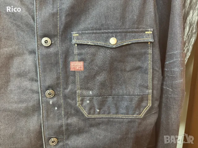 Оригинално Дънково Яке G-Star, снимка 4 - Якета - 49748396