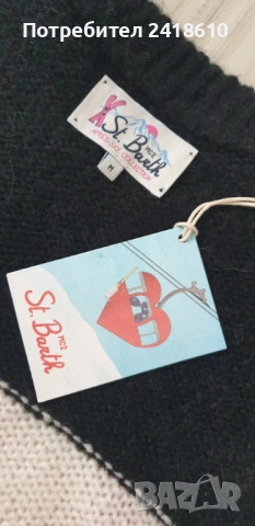 MC2 Sain Barth Wool Italy Womens Size  M НОВО! ОРИГИНАЛ! Дамски Пуловер!, снимка 4 - Блузи с дълъг ръкав и пуловери - 53384290