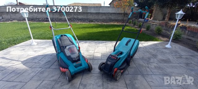 акумулаторна косачка бош bosch с до 2 батерии и зарядно