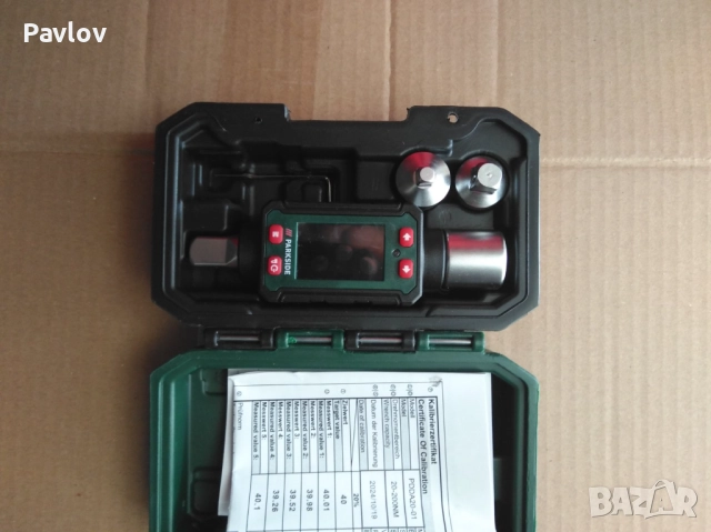 Дигитален адаптер 20-200Nm - за въртящ момент (Parkside), снимка 4 - Аксесоари и консумативи - 52188541