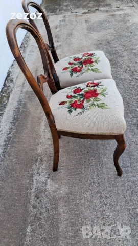 Ретро столове 2бр.№066, снимка 3 - Столове - 52801543