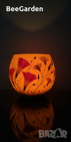 Фенери от пчелен восък, снимка 5 - Декорация за дома - 44648038