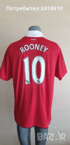 Nike Dri - Fit Man United Rooney # 10 Mens Size L НОВО! ОРИГИНАЛ! Мъжка Тениска!, снимка 6 - Тениски - 51179193