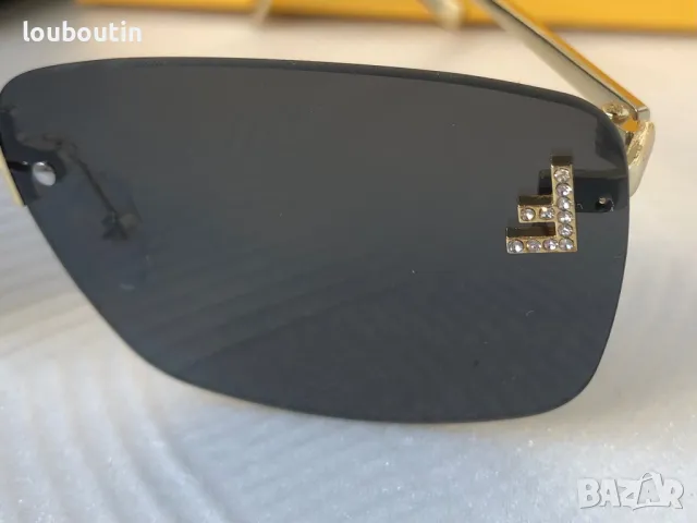 Fendi Дамски слънчеви очила правоъгълни 3 цвята с камъни, снимка 12 - Слънчеви и диоптрични очила - 48002391