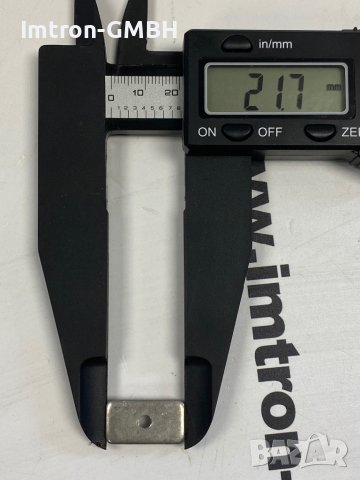 Правоъгълна метална планка  с резба BN 22062  Стомана ф 3 мм  22х12х3 мм, снимка 4 - Други - 43983281