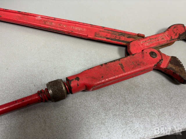 Голям, здрав! Тръбен ключ Rothenberger двураменен с S-челюсти 2 ", 520 мм, 45 °, снимка 6 - Ключове - 53221637