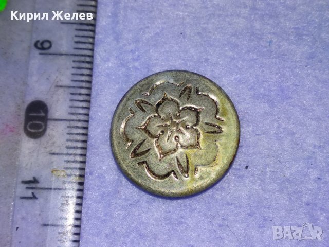 СТАРО ФЛОРАЛНО ОРНАМЕНТИРАНО СРЕБРИСТО МЕТАЛНО КОПЧЕ от ДЖИНСИ ДЪНКИ 41058