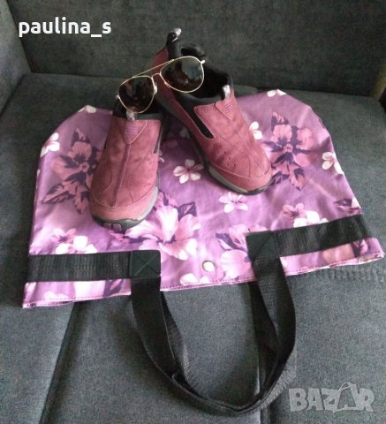 Два различни броя / Комплект / Лот от Ортопедични маратонки(сникърси) "Lands' end"/ естествен велур , снимка 4 - Маратонки - 36976269