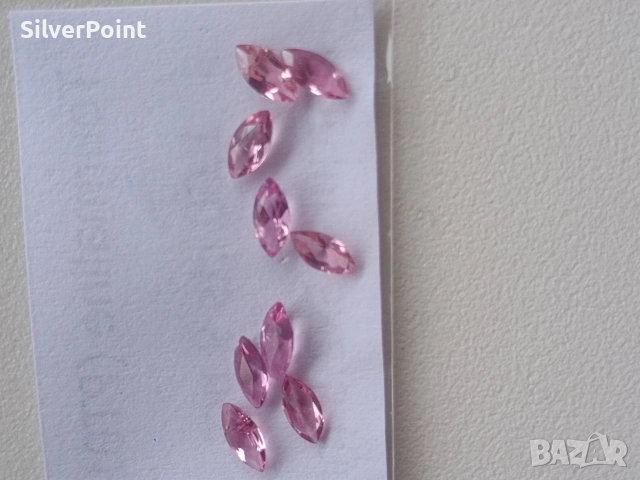 Турмалини розови 9 броя калибрирани , снимка 3 - Други - 52689131