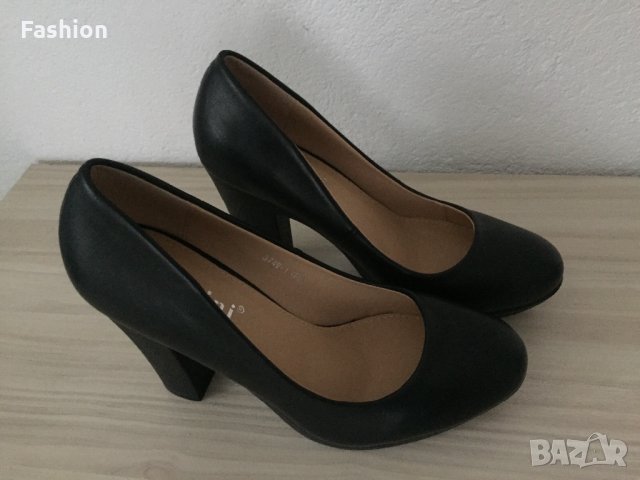 Нови черни официални обувки, снимка 4 - Дамски обувки на ток - 26666958