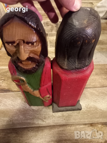 дърворезбована кутия за вино монах уникат   13/2, снимка 10 - Декорация за дома - 44845153