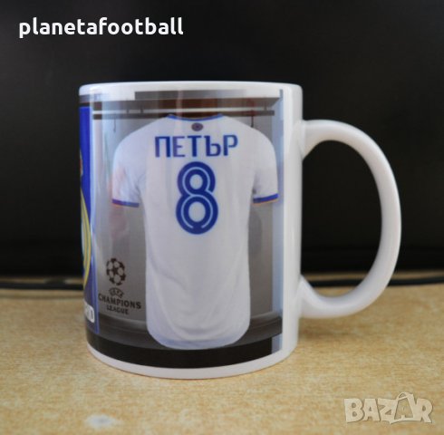 УНИКАЛНА ФЕН ЧАША НА РЕАЛ МАДРИД С ВАШЕ ИМЕ И НОМЕР!Футболна чаша на REAL MADRID!2024, снимка 5 - Фен артикули - 33381602