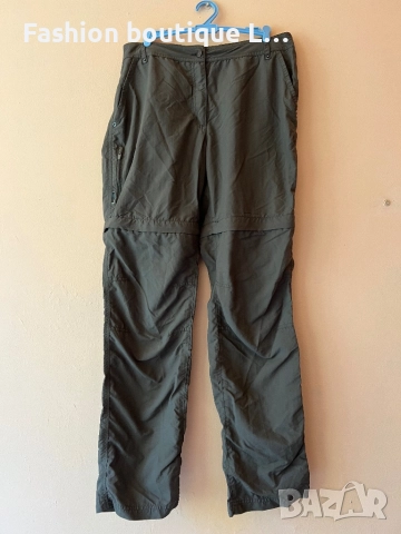 Ice Peak Дамски зелен шушляков панталон с джобове 38 размер с цип за премахване на крачолите 💚💚💚