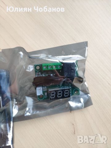 Терморегулатор / термо реле / температурно реле с цифров дисплей и водоустойчив сензор.