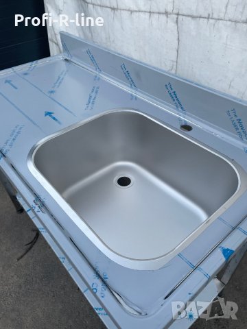 Мивка с работен плот 120/60 см, снимка 5 - Обзавеждане за заведение - 35216375