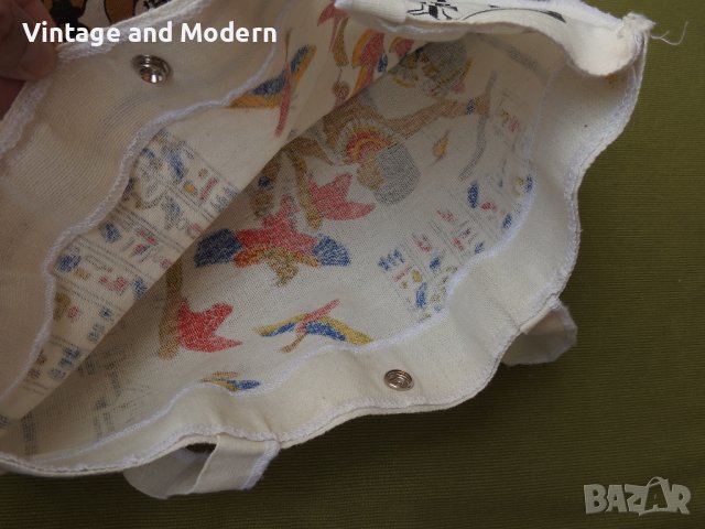 Оригинална египетска текстилна чанта торба Tote Bag НОВА, снимка 3 - Чанти - 37020602