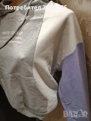 Спортна дамска блузка с дълъг ръкав Л /ХЛ размер , снимка 7 - Суичъри - 47581971