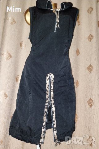 XL/XXL Черна рокля с апликации с животински принт

, снимка 8 - Рокли - 42940503