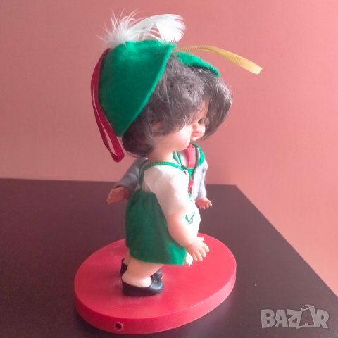 Колекционерска кукла народна носия ретро Италия Italy 13 см, снимка 4 - Колекции - 44121039