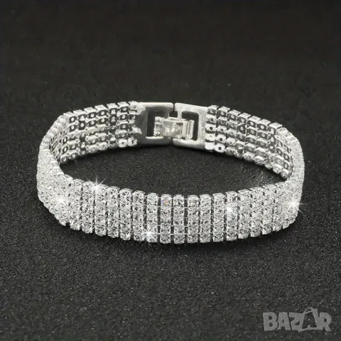 Гривна с австрийски кристали