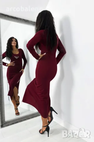 Дамска миди рокля Luna, 4цвята , снимка 11 - Рокли - 48911735