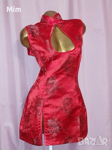 Cottelli Collection M /L Китайска червена,ориенталска рокля , снимка 5 - Рокли - 52787241