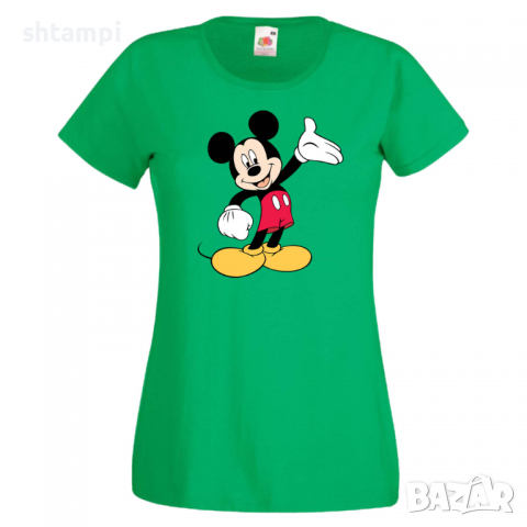 Дамска тениска Mickey Mouse 2 Мини Маус,Микки Маус.Подарък,Изненада,, снимка 3 - Тениски - 36526381