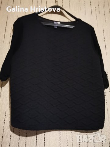 СТРАХОТНА БЛУЗКА С ЕФЕКТНИ РЪКАВИ XL , снимка 2 - Тениски - 28794135