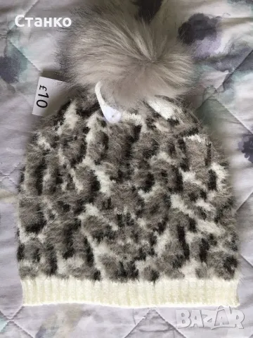 плетена шапка, мека и топла