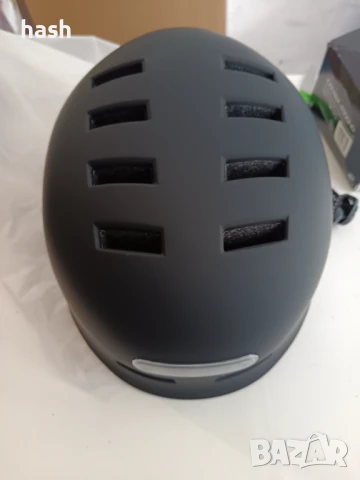 Велосипедна каска с вграден LED фар и лека задна част, р-р L, снимка 8 - Аксесоари за велосипеди - 50885008