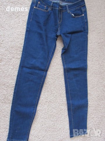 Дамски слим дънки индиго DANPAISI, размер 30