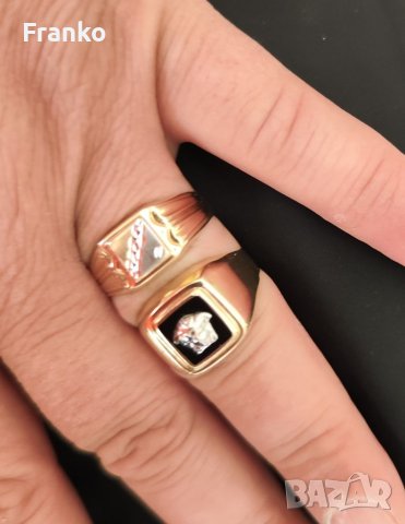 Златен пръстен Versace 14карата 4,92gr, снимка 2 - Пръстени - 40445807
