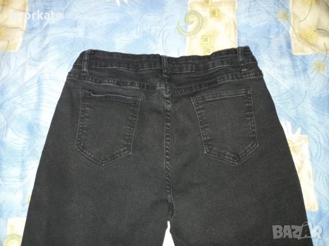 Черни дънки на SHEIN  №L  40/42, снимка 4 - Дънки - 40052479