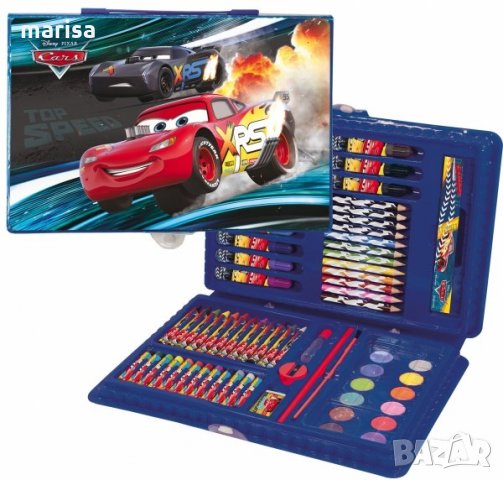 Рисувателен комплект автомобили CARS, 71 части , снимка 1 - Рисуване и оцветяване - 32949916