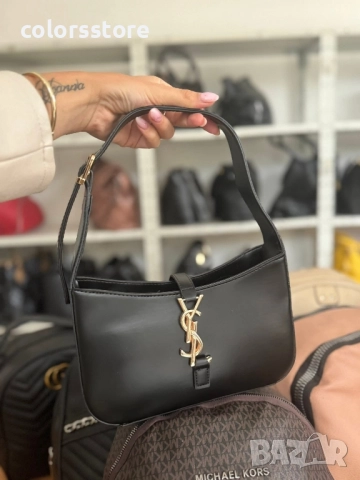 Черна чанта YSL/SG57c, снимка 5 - Чанти - 51925602