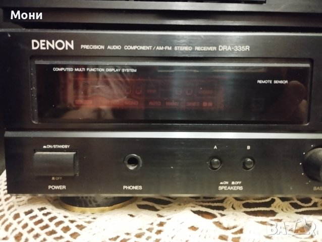 усилвател с тунер denon, снимка 1 - Ресийвъри, усилватели, смесителни пултове - 44017359