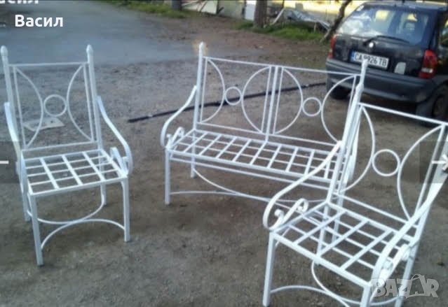 Маси., пейки и столове от ковано желязо, снимка 11 - Други - 32577686