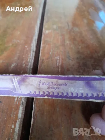 Стар кухненски нож Solingen,Rostfrei, снимка 2 - Други ценни предмети - 48995675