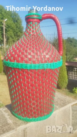 Плетена дамаджана., снимка 17 - Антикварни и старинни предмети - 51320074