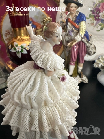 Volkstedt Фолкщед Germany  Curca 1945 Код P1773, снимка 2 - Декорация за дома - 53001664