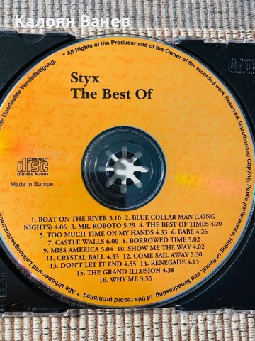 B.Springsteen,Styx,ZZ Top , снимка 6 - CD дискове - 37551000