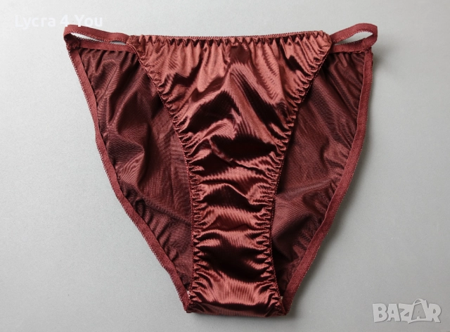 M дамски бикини от сатен в 5 цвята, снимка 12 - Бельо - 52384156