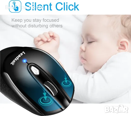 Безжична мишка за лаптоп, снимка 3 - Друга електроника - 50087420