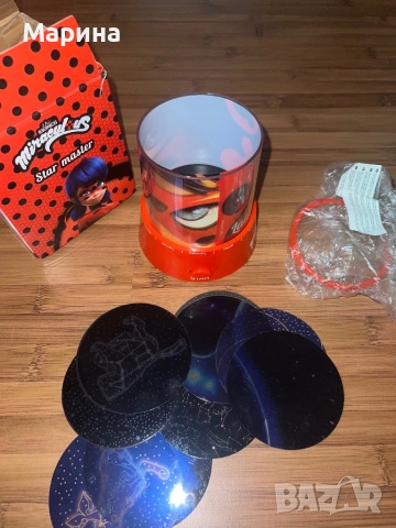 Miraculous Ladybug за деца звездна лампа за нощта