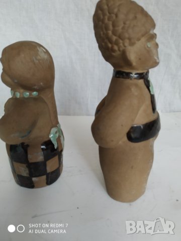 две керамични статуетки-авторски, снимка 3 - Антикварни и старинни предмети - 34974453