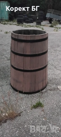 Продавам масивна дървена бъчва, каца в много добро състояние., снимка 4 - Антикварни и старинни предмети - 51122431