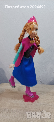 НАМАЛЕНА Кукла Анна от Замръзналото кралство, снимка 3 - Кукли - 44864959