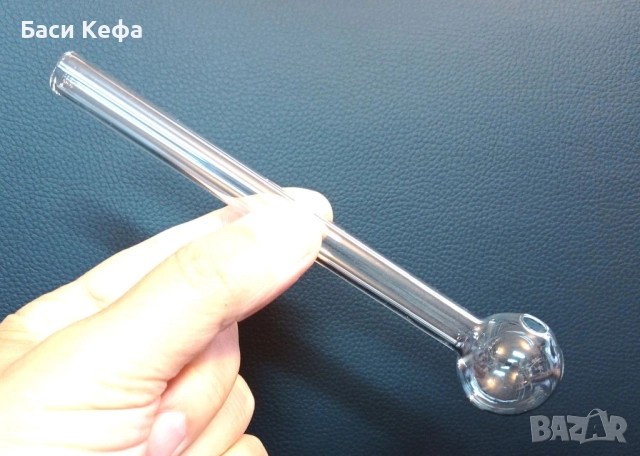 Стъклена ЛУЛА ( Фифка ) - 17 см