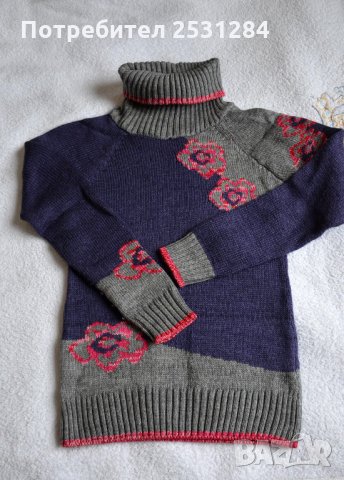 Дамска блуза, плетиво, пуловер размер М-Л , снимка 3 - Блузи с дълъг ръкав и пуловери - 27514316