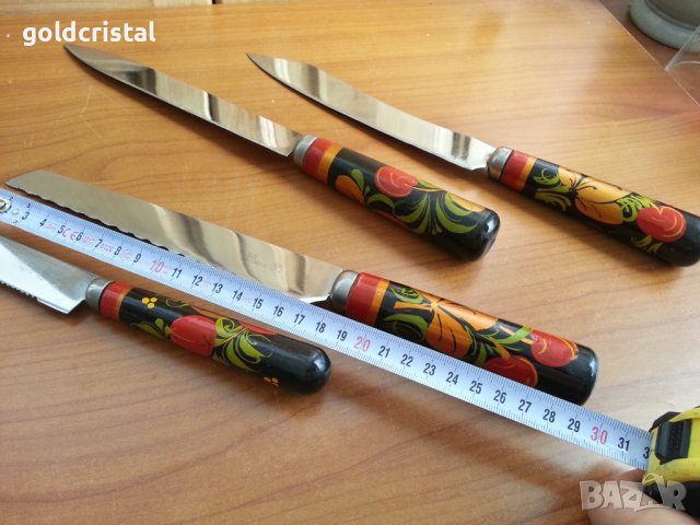 Руски ножове с дървена дръжка , снимка 7 - Антикварни и старинни предмети - 37954014